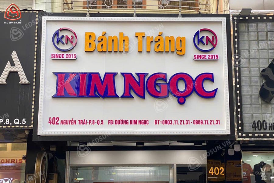 bảng hiệu alu chữ mica