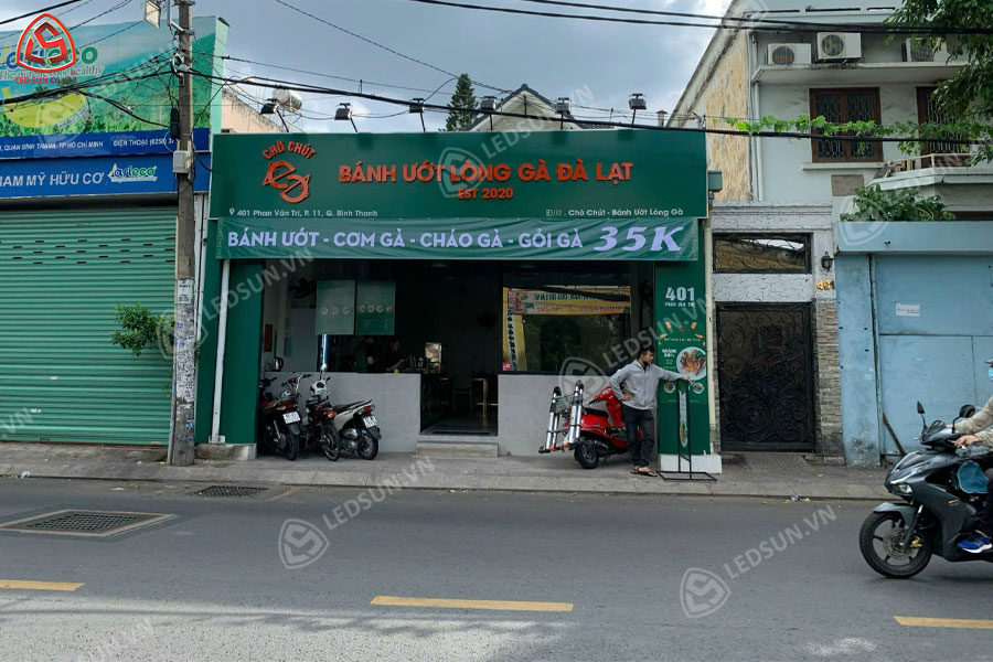 bảng hiệu quán ăn