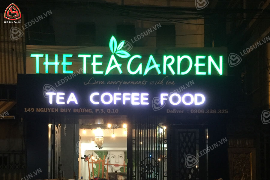 bảng hiệu quán cafe