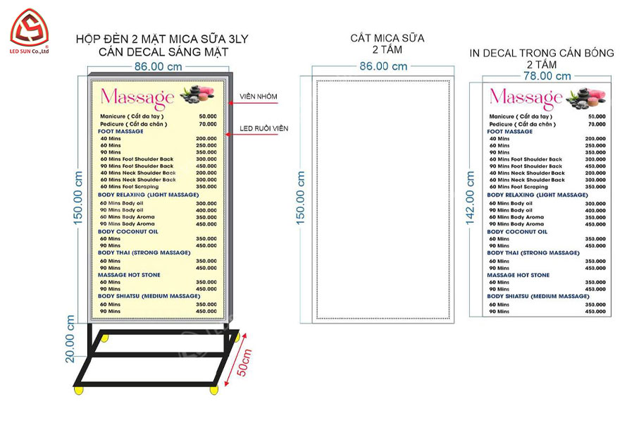 Thiết kế hộp đèn