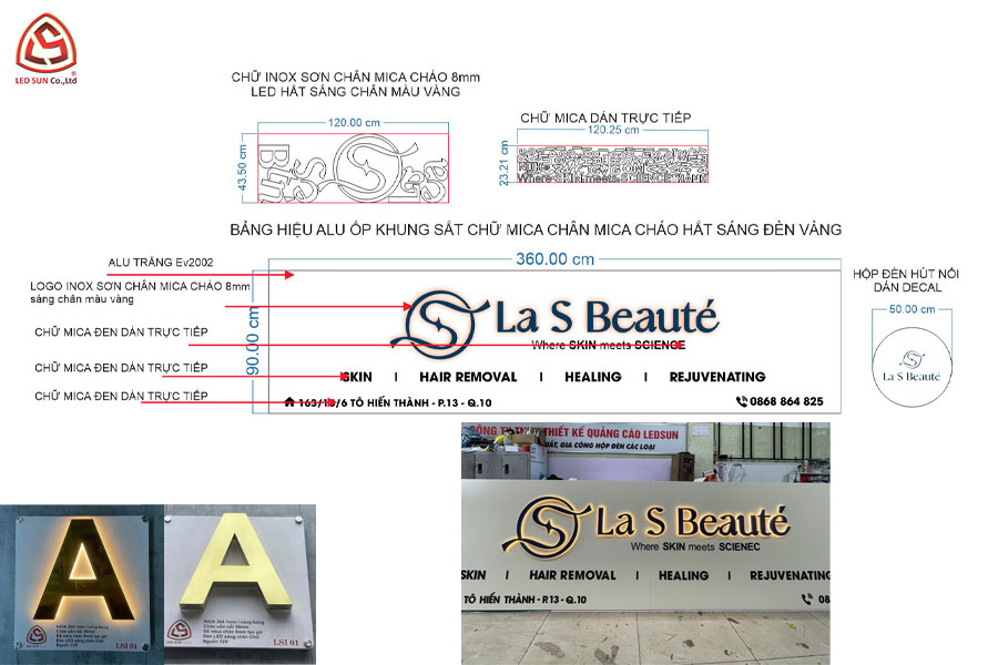 thiết kế bảng hiệu quảng cáo