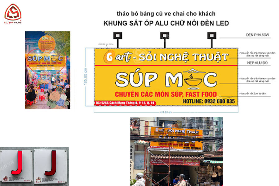 thiết kế bảng hiệu quảng cáo