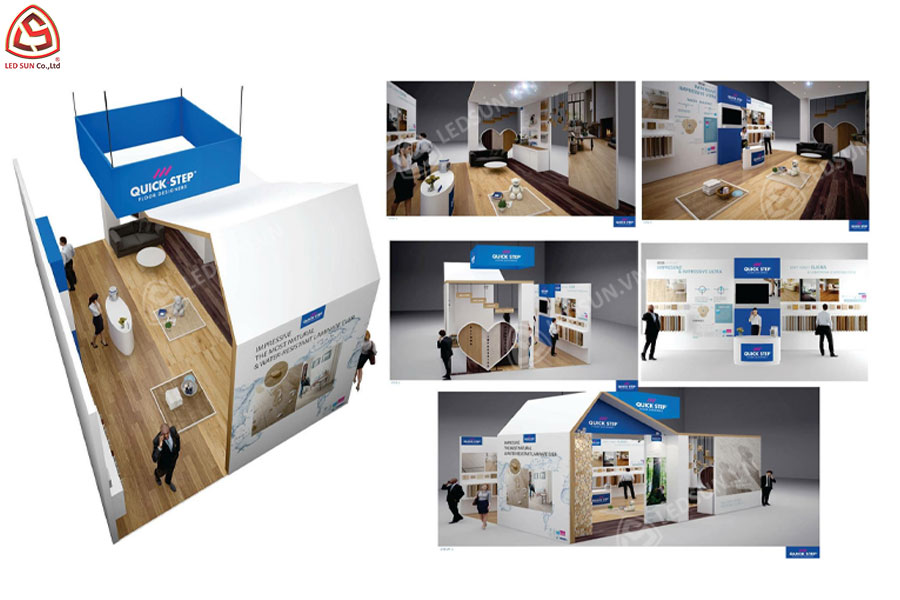 thiết kế gian hàng triển lãm