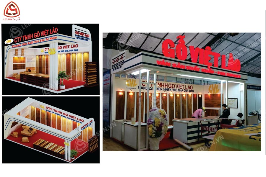 thiết kế gian hàng triển lãm