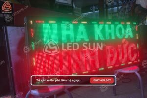 Bảng hiệu LED phòng khám nha khoa tại trung tâm thương mại Quận Tân Bình