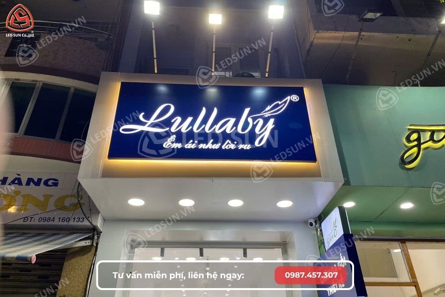 bảng hiệu hộp đèn âm bản