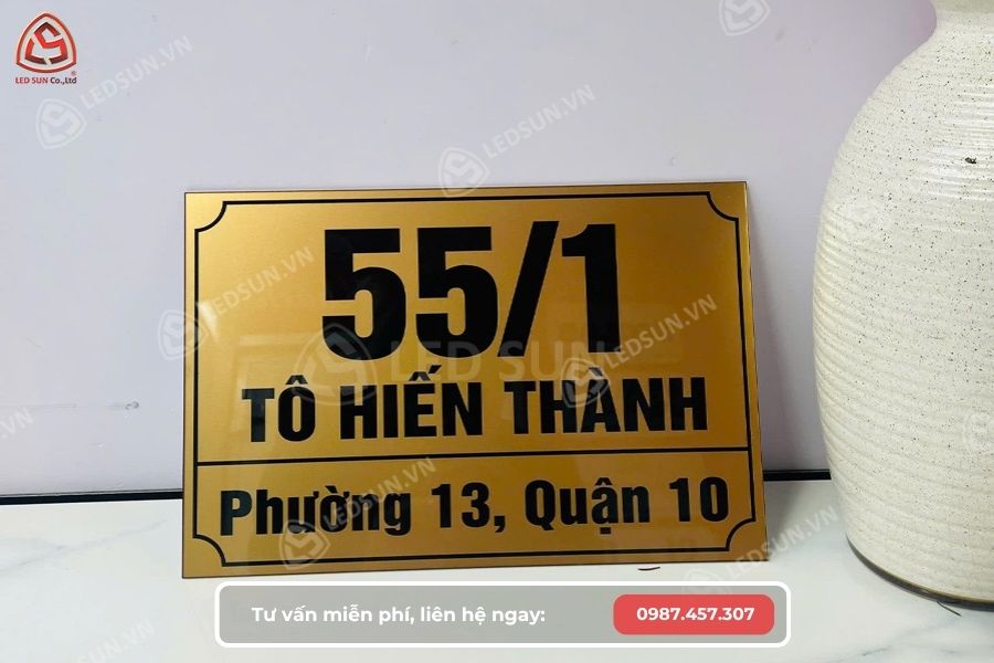 làm biển số nhà Bình Dương