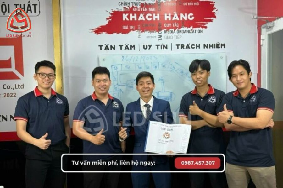 Led Sun hiểu rõ nhu cầu làm bảng số nhà tại Gò Vấp